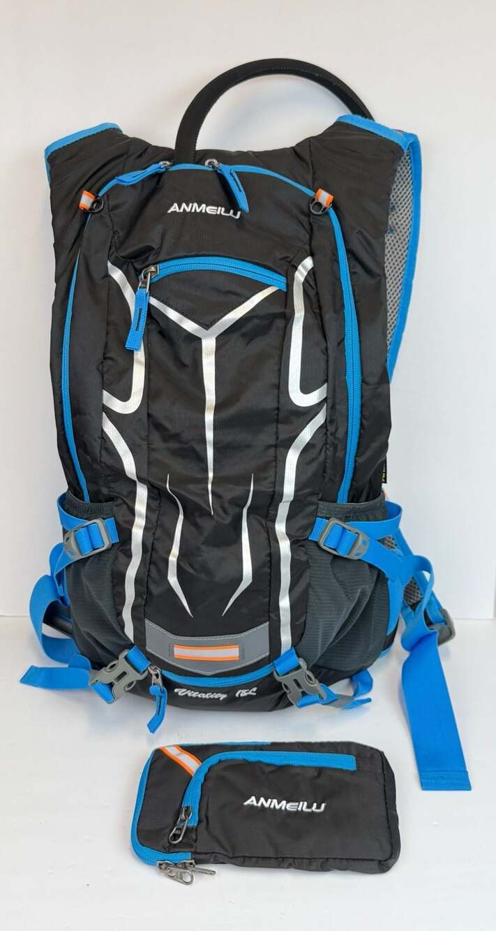 ANMEILU Vitality 18L Cycling Hydration Backpack Water Bladder and Mini Pouch